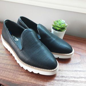 Kenneth Cole Reaction Black Slip-On Sneakers New!